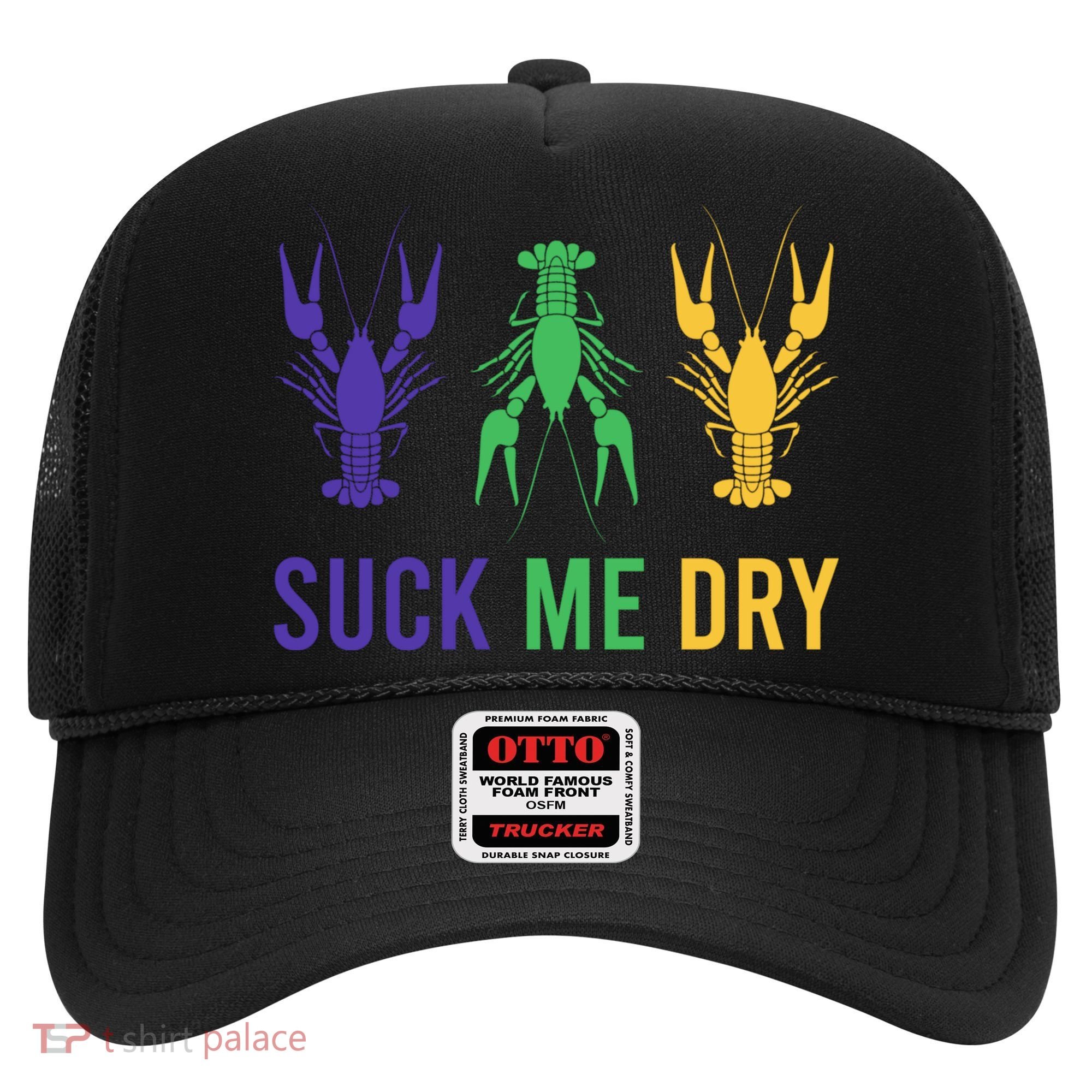 Mardi Gras Funny Suck Me Dry Crawfish Carnival Party Hat