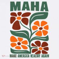 Maha Groovy Floral Make America Healthy Again Maga Rfk Jr Pajama Set thumb 2