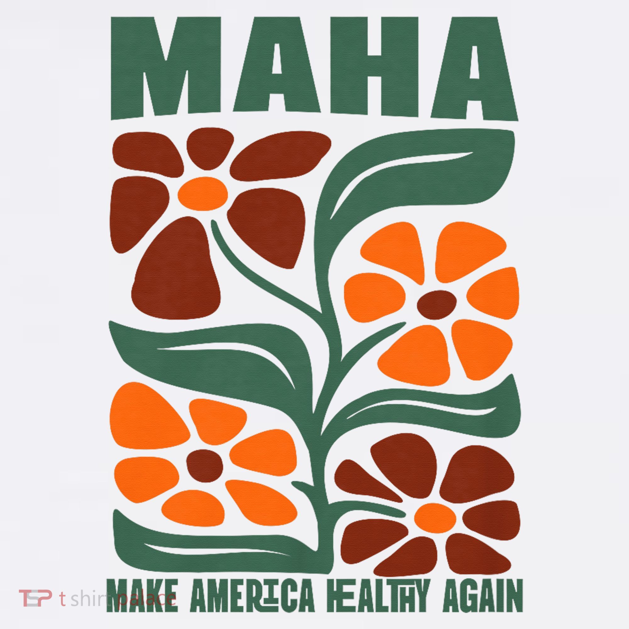 Maha Groovy Floral Make America Healthy Again Maga Rfk Jr Pajama Set