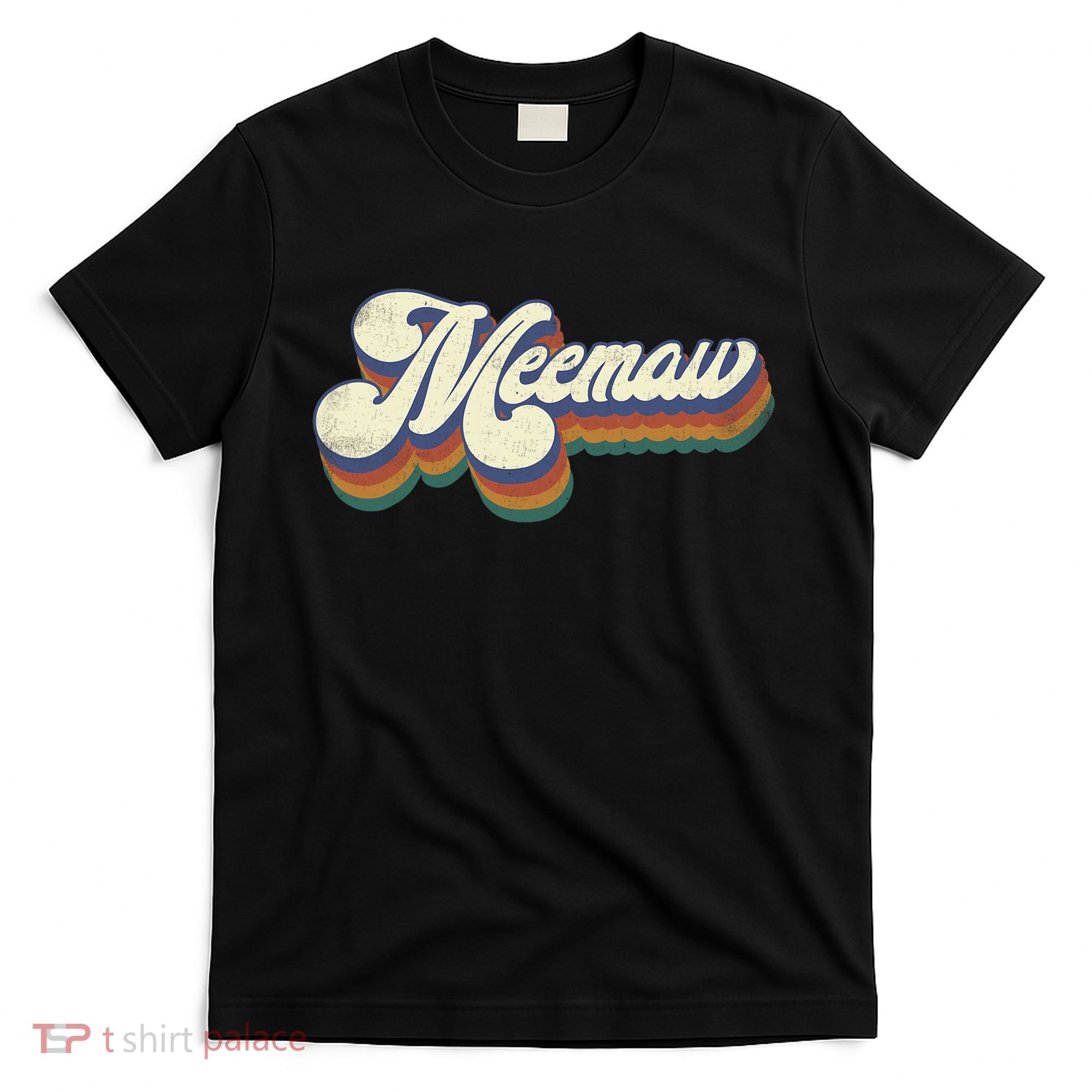 Meemaw Gifts For Grandma Retro Vintage Mothers Day Meemaw T-Shirt