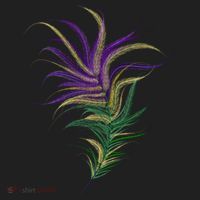 Mardi Gras Festive Feather Women's Sweatshirt thumb 2