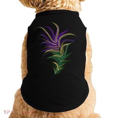 Mardi Gras Festive Feather Doggie Tank