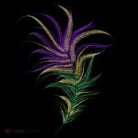 Mardi Gras Festive Feather Doggie Tank thumb 4