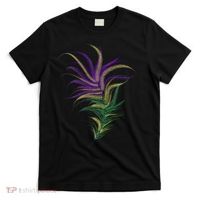 Mardi Gras Festive Feather T-Shirt