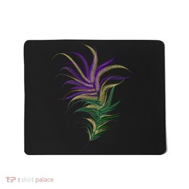 Mardi Gras Festive Feather Mousepad