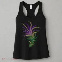 Mardi Gras Festive Feather Women's Tank Top thumb 3