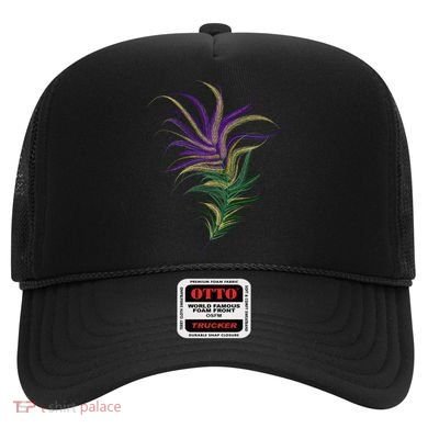 Mardi Gras Festive Feather Hat
