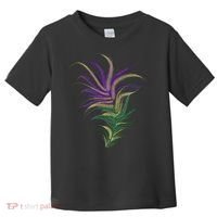 Mardi Gras Festive Feather Toddler T-Shirt thumb 0