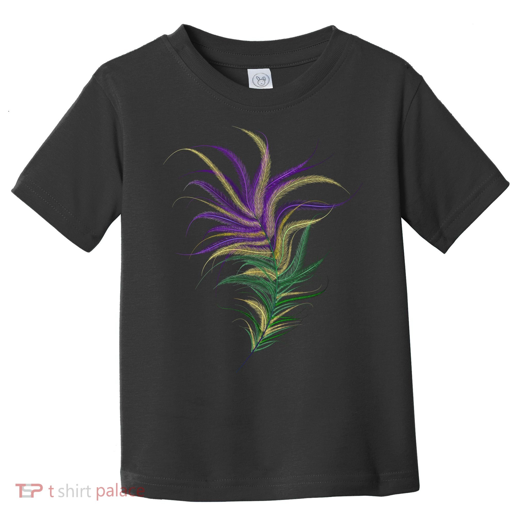 Mardi Gras Festive Feather Toddler T-Shirt