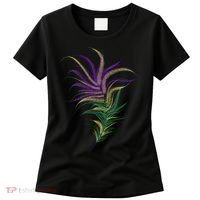 Mardi Gras Festive Feather Women's T-Shirt thumb 0