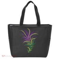 Mardi Gras Festive Feather Tote Bag thumb 0