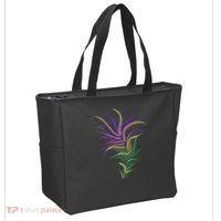 Mardi Gras Festive Feather Tote Bag thumb 2