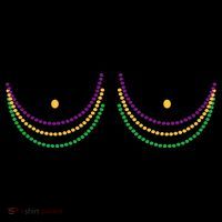 Mardi Gras Funny Beads Boobs Backpack thumb 2