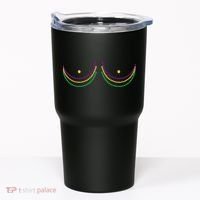 Mardi Gras Funny Beads Boobs Tumbler thumb 0