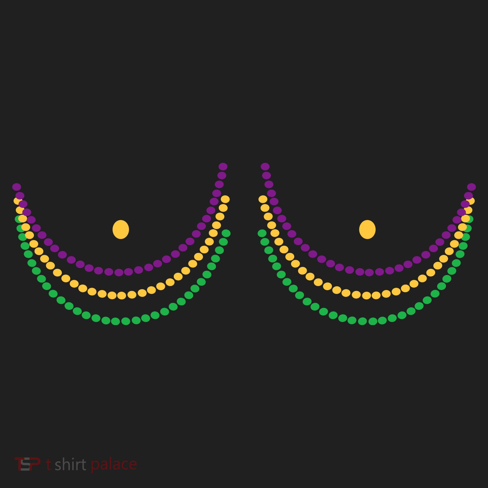 Mardi Gras Funny Beads Boobs Tumbler