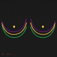 Mardi Gras Funny Beads Boobs Ornament thumb 1