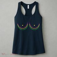 Mardi Gras Funny Beads Boobs Women's Tank Top thumb 3