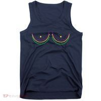Mardi Gras Funny Beads Boobs Tank Top thumb 0