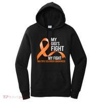 My Gigi's Fight My Fight Multiple Sclerosis Ms Warrior Gift Women's Hoodie thumb 0