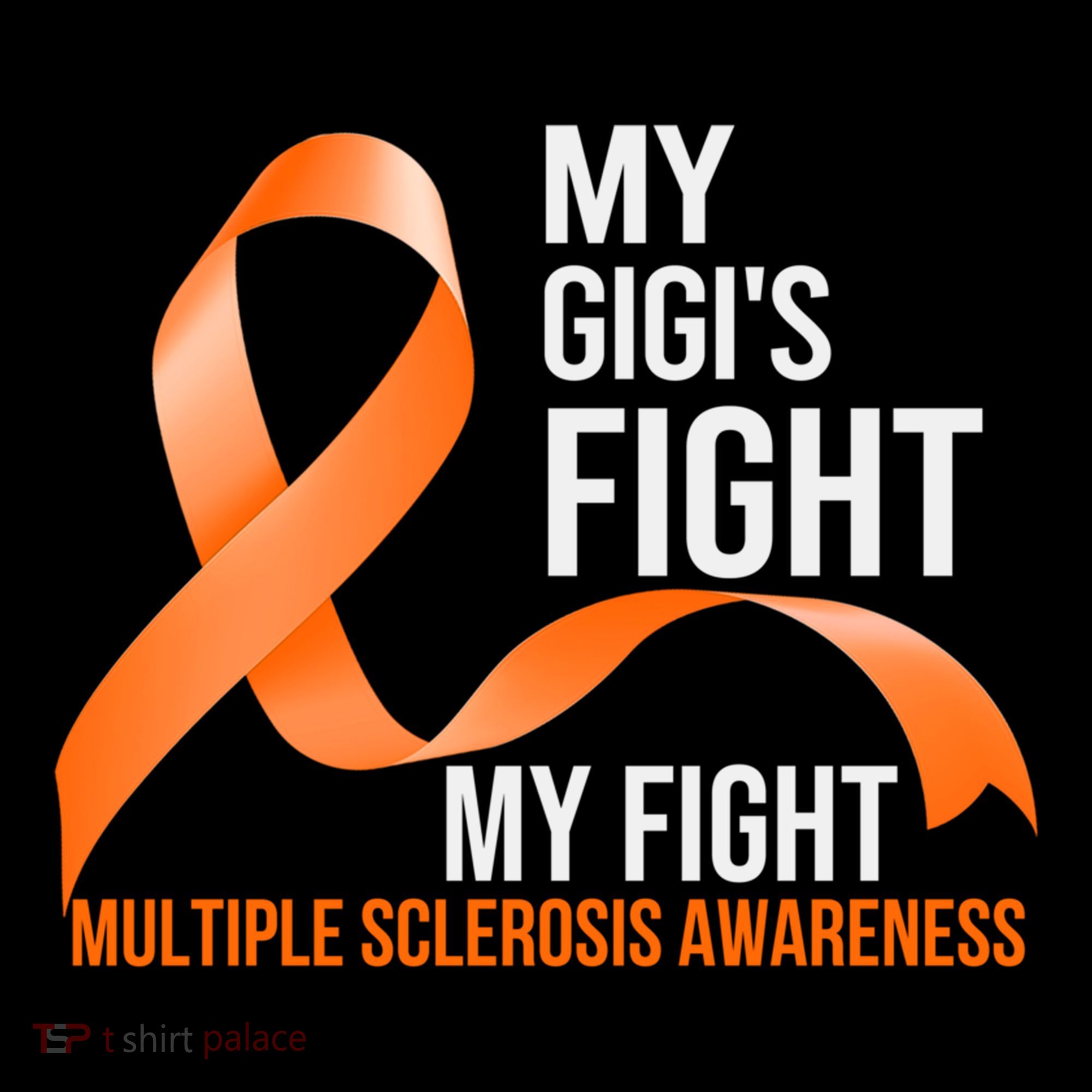 My Gigi's Fight My Fight Multiple Sclerosis Ms Warrior Gift Women's Hoodie