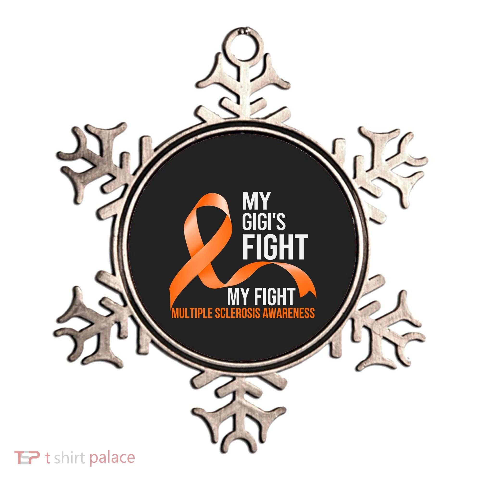 My Gigi's Fight My Fight Multiple Sclerosis Ms Warrior Gift Ornament