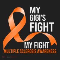 My Gigi's Fight My Fight Multiple Sclerosis Ms Warrior Gift Hat thumb 2