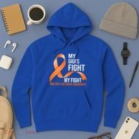 My Gigi's Fight My Fight Multiple Sclerosis Ms Warrior Gift Hoodie thumb 3