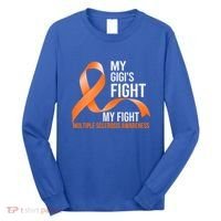 My Gigi's Fight My Fight Multiple Sclerosis Ms Warrior Gift Long Sleeve Shirt thumb 0