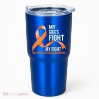My Gigi's Fight My Fight Multiple Sclerosis Ms Warrior Gift Tumbler thumb 0