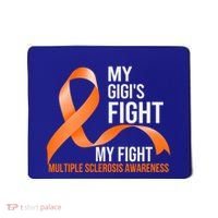 My Gigi's Fight My Fight Multiple Sclerosis Ms Warrior Gift Mousepad thumb 0