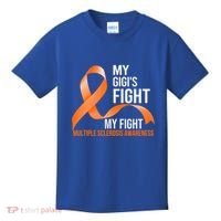 My Gigi's Fight My Fight Multiple Sclerosis Ms Warrior Gift Kids T-Shirt thumb 0