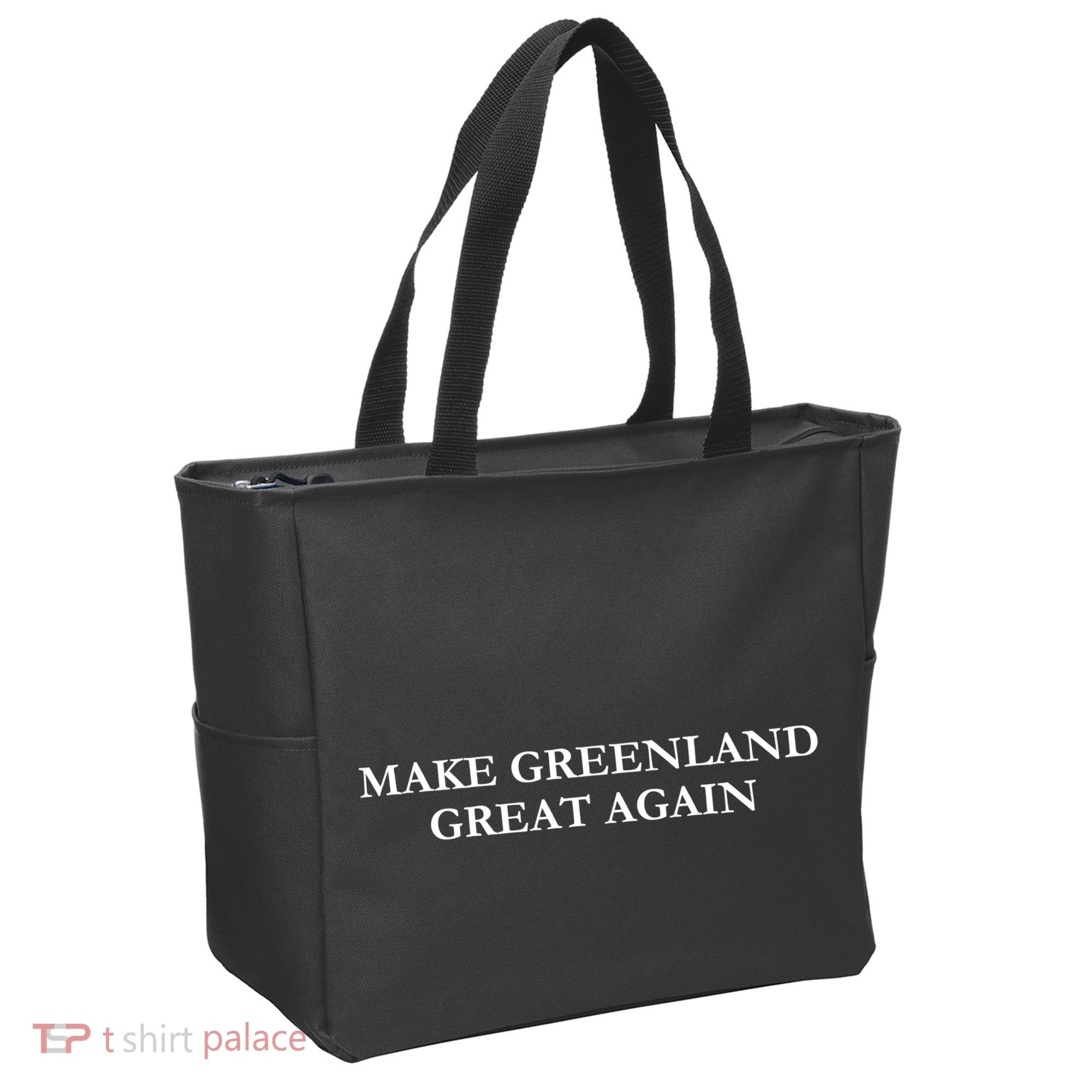 Make Greenland Great Again Green Tote Bag