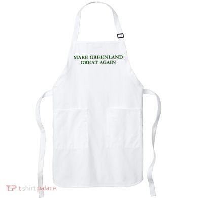 Make Greenland Great Again Green Apron