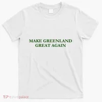 Make Greenland Great Again Green T-Shirt thumb 0