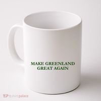 Make Greenland Great Again Green Coffee Mug thumb 0