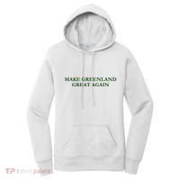 Make Greenland Great Again Green Women's Hoodie thumb 0