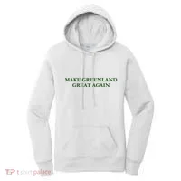 Make Greenland Great Again Green Women's Hoodie thumb 0