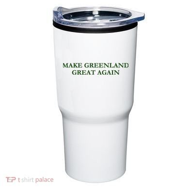 Make Greenland Great Again Green Tumbler