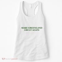 Make Greenland Great Again Green Women's Tank Top thumb 0