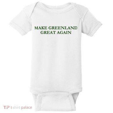 Make Greenland Great Again Green Baby Bodysuit