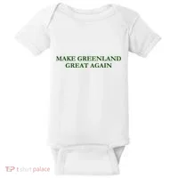 Make Greenland Great Again Green Baby Bodysuit thumb 0