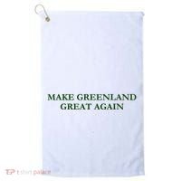 Make Greenland Great Again Green Golf Towel thumb 0