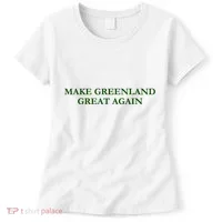 Make Greenland Great Again Green Women's T-Shirt thumb 0