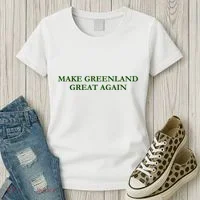 Make Greenland Great Again Green Women's T-Shirt thumb 3