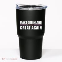 Make Greenland Great Again Funny Trump Tumbler thumb 0