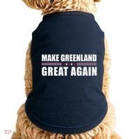 Make Greenland Great Again Funny Trump Doggie Tank thumb 0