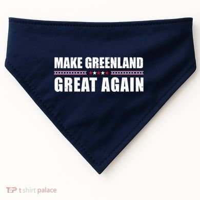 Make Greenland Great Again Funny Trump USA-Made Doggie Bandana