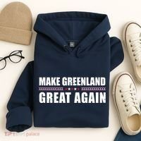 Make Greenland Great Again Funny Trump Hoodie thumb 4