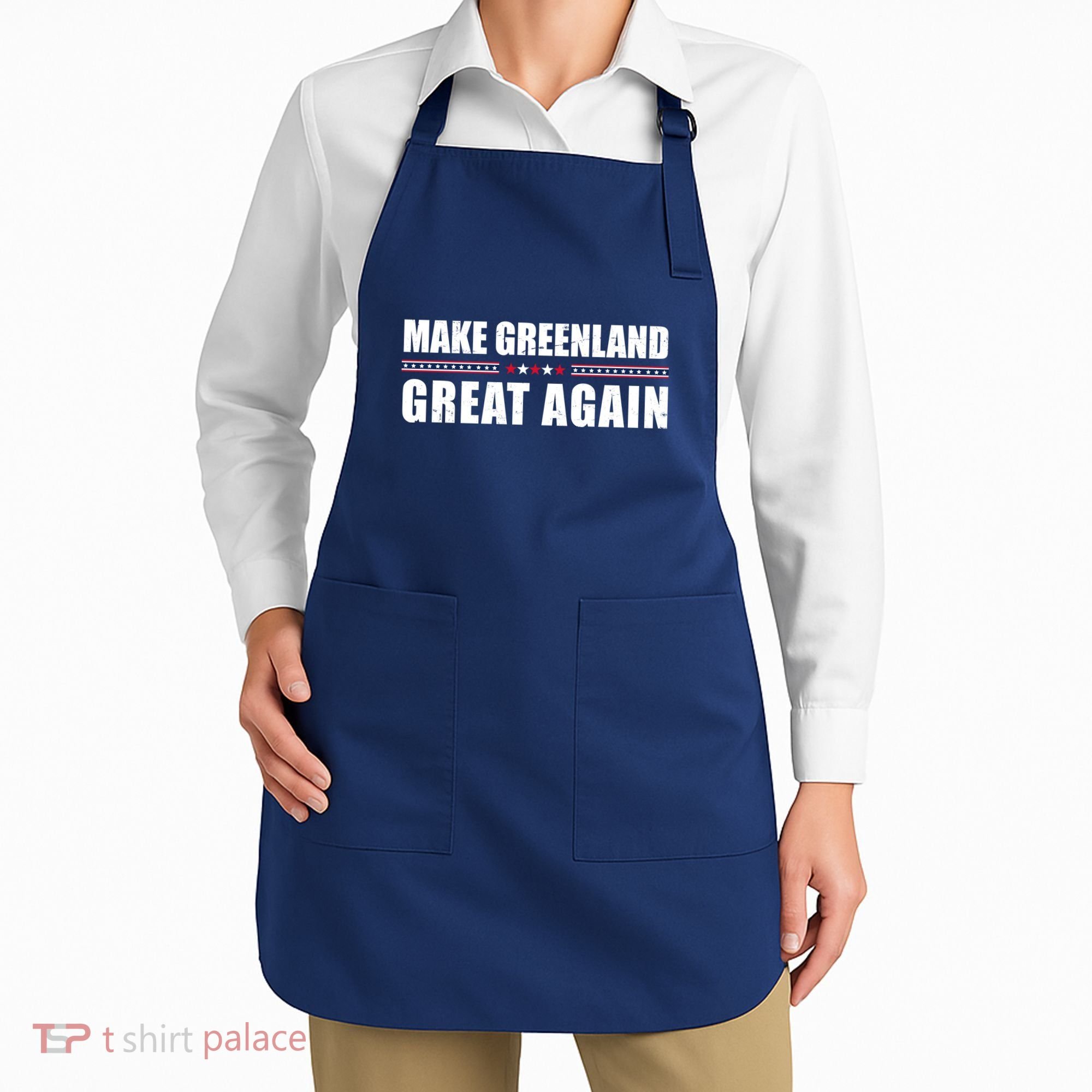 Make Greenland Great Again Funny Trump Apron