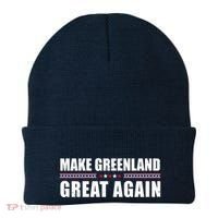 Make Greenland Great Again Funny Trump Beanie thumb 0